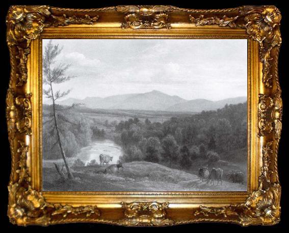 framed  Asher Brown Durand Catskill Mountains, ta009-2